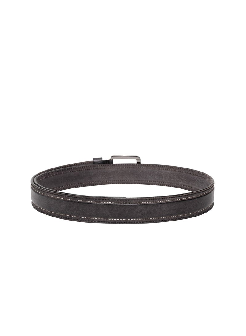 Genuine Leather Casual Black Belt for Men