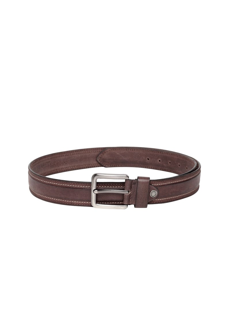 Genuine Leather Casual Brown Belt for Men