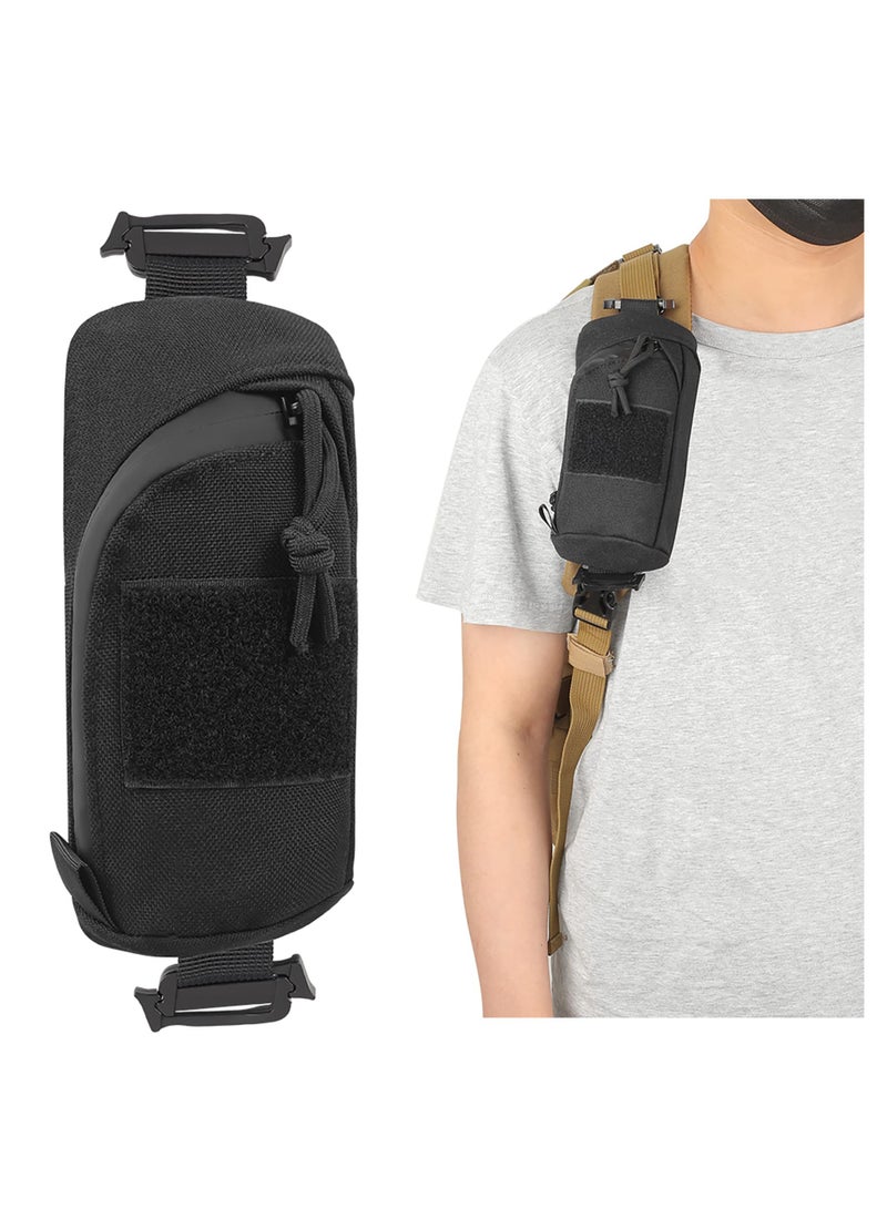 Backpack Shoulder Strap Accessory Pouch, Tactical Accessories Bag Multifunctional EDC Tool Pockets for Belt, Compact Phone Pouchs for Outdoor Sport