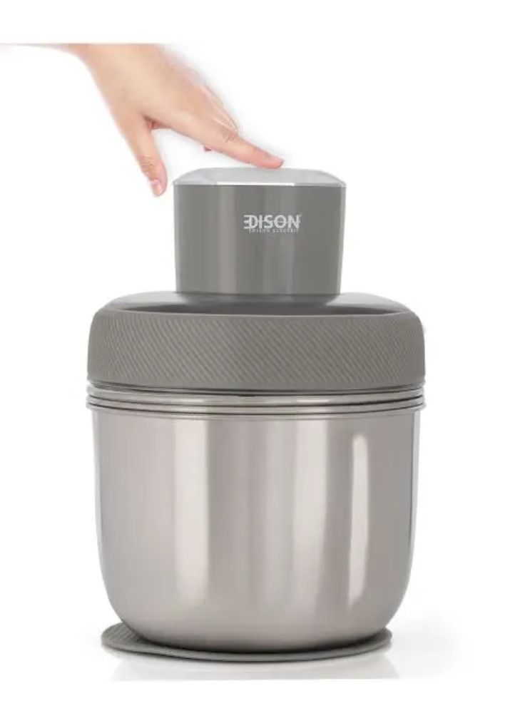 Edison Food Processor 3 Bowl Gray 350 W