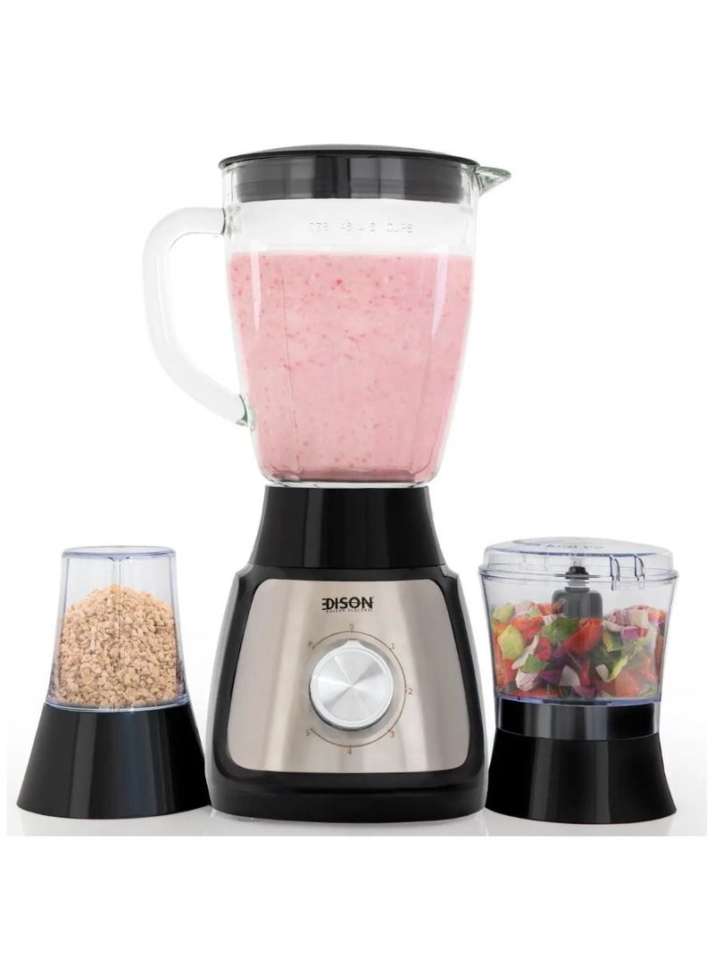 Edison Blender 3 in 1 Chopper and Grinder 1.5 Liter