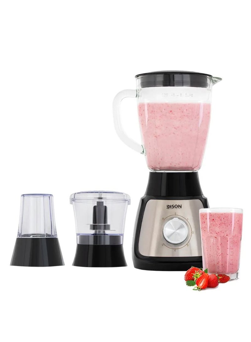 Edison Blender 3 in 1 Chopper and Grinder 1.5 Liter