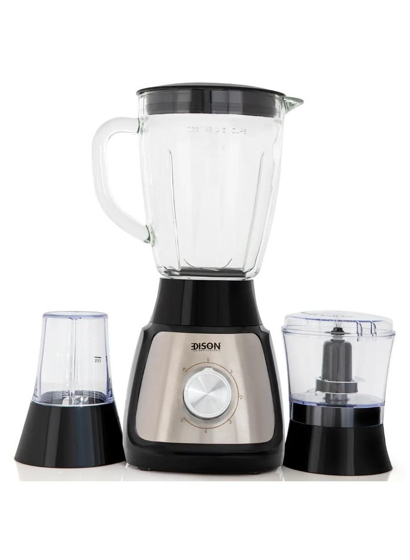 Edison Blender 3 in 1 Chopper and Grinder 1.5 Liter