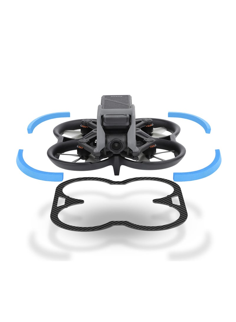 Protective Bumper Ring for DJI Avata Propeller Guard, EVA Anti Drop Scratch,Durable,Anti Collision Protective Cover Case Buffer Ring Set for Drone, Impact Protectors for DJI Avata