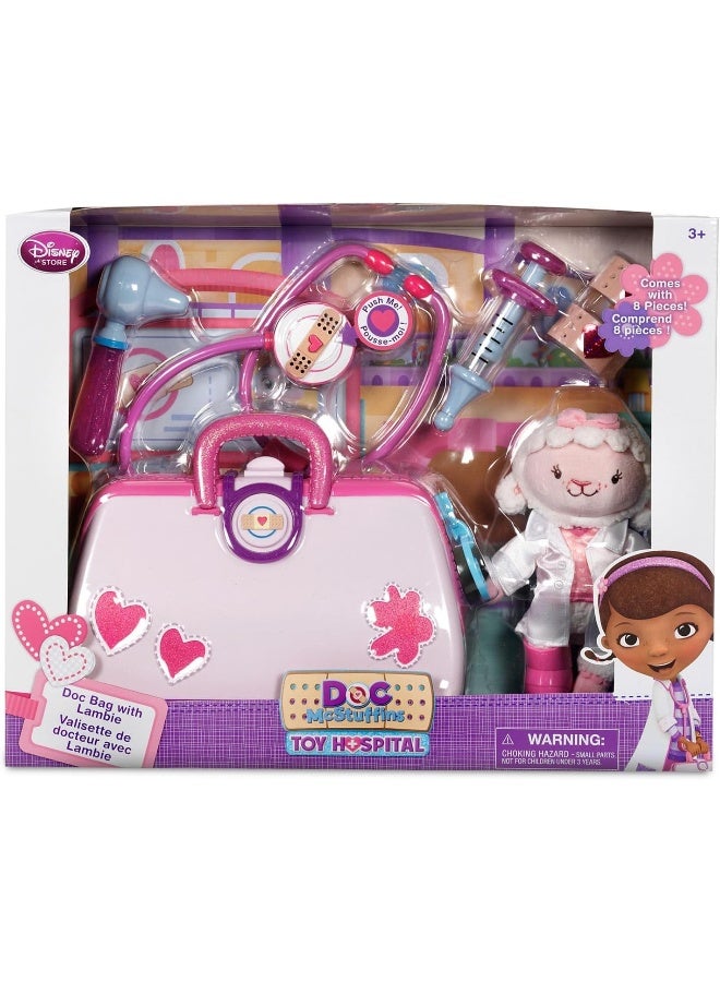 Doc McStuffins Toy Hospital Doctor's Bag with Lambie Plush Play Set