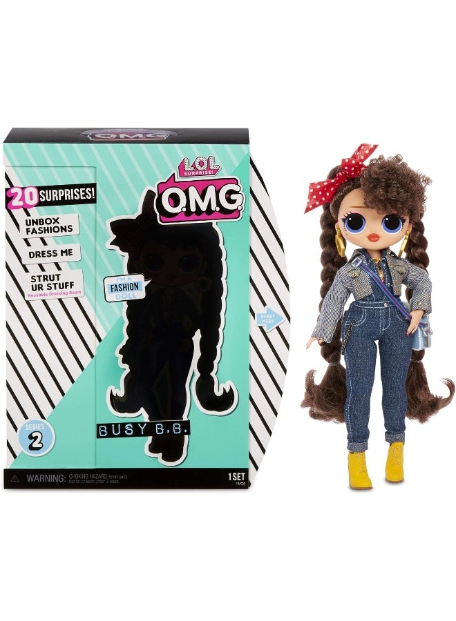 L.O.L. Surprise! O.M.G. Busy B.B. Fashion Doll With 20 Surprises