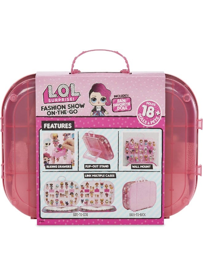 L.O.L. Surprise! Fashion Show On-The-Go Storage/Playset with Doll Included