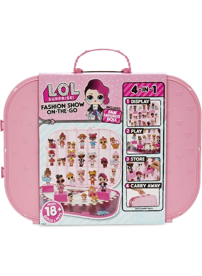 L.O.L. Surprise! Fashion Show On-The-Go Storage/Playset with Doll Included