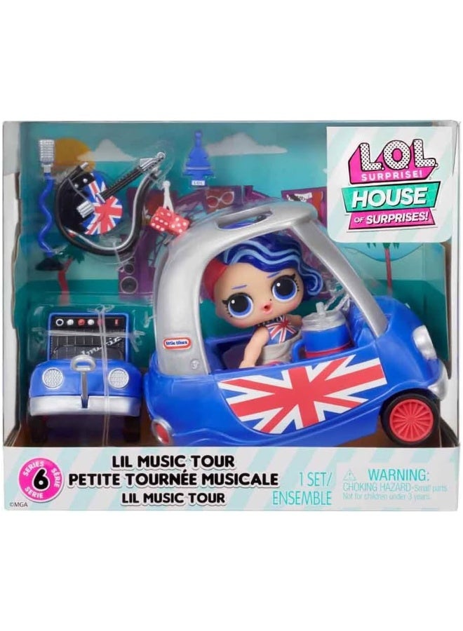 L.O.L. Surprise HOS Furniture Playset with Doll S2 - Lil Music Tour Playset 8 Surprises