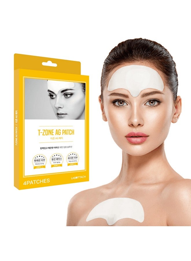 Forehead Wrinkle Patches 4Pcs 12Pcs For Tzone Overnight Face Lift & Chest Antiwrinkle Care With Collagen Hyaluronic Acid Vitamin E Labottach Korean Skincare (4)