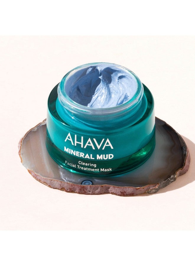 Mineral Mud Clearing Facial Treatment Mask Rich Mud Mask To Clear Pores & Reduce Blemishes Nourishes & Refreshes Revitalizes Complexion With Osmoter Dead Sea Mud & Jojoba 1.7 Fl.Oz