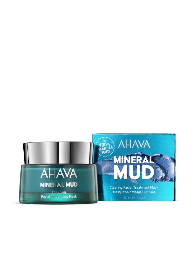Mineral Mud Clearing Facial Treatment Mask Rich Mud Mask To Clear Pores & Reduce Blemishes Nourishes & Refreshes Revitalizes Complexion With Osmoter Dead Sea Mud & Jojoba 1.7 Fl.Oz