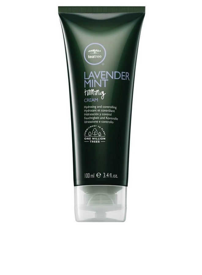 Lavender Mint Taming Cream Rich Hair Styling Cream For Coarse Curly + Dry Hair 3.4 Fl. Oz.
