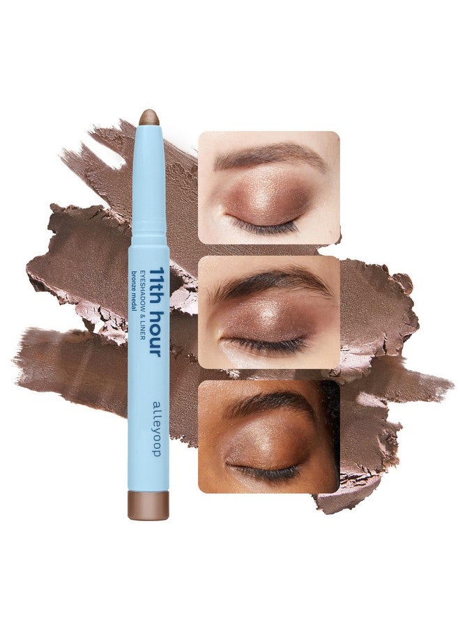 11Th Hour Cream Eye Shadow Sticks Bronze Medal (Shimmer) Awardwinning Eyeshadow Stick Smudgeproof And Crease Proof For Over 11 Hours Easytoapply And Compact For Travel 0.05 Oz