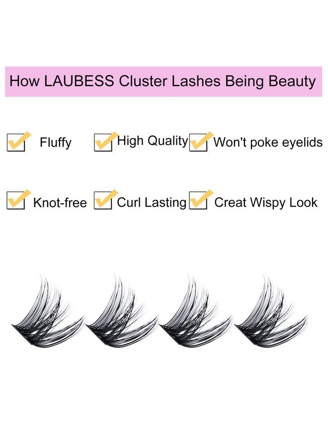 Lash Clusters 916Mm Individual Lashes Wispy Cluster Lashes Mixed Length Reusable Eyelash Clusters Diy Eyelash Extension Individual Lash Extension Supplies (020.07C 916Mm)