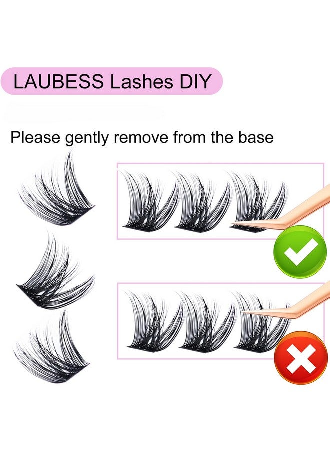 Lash Clusters 916Mm Individual Lashes Wispy Cluster Lashes Mixed Length Reusable Eyelash Clusters Diy Eyelash Extension Individual Lash Extension Supplies (020.07C 916Mm)