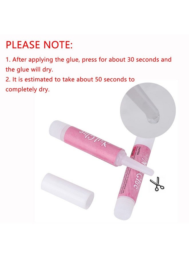 30Pcs Nail Glue For Acrylic Press On Nail Tips Adhesive Super Bond For Diy Nail Art 2Gpc