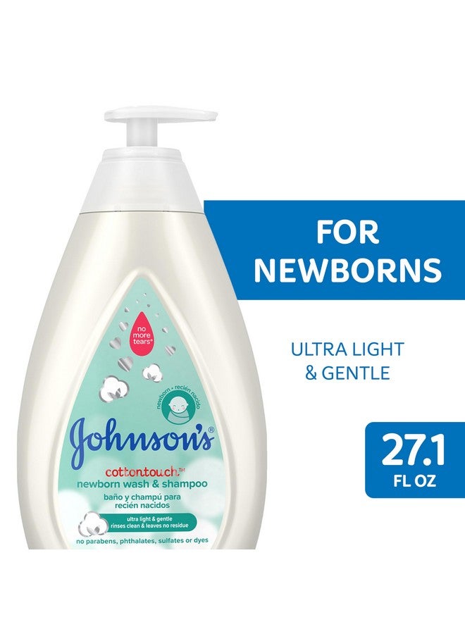 Cottontouch Newborn Baby Wash & Shampoo With No More Tears, 27.1 Fl Oz