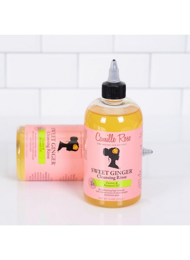 Sweet Ginger Rinse Hair And Scalp Cleanser With Ginger Root And Aniseed Oil To Clarify And Moisturize For All Hair Types 12 Oz