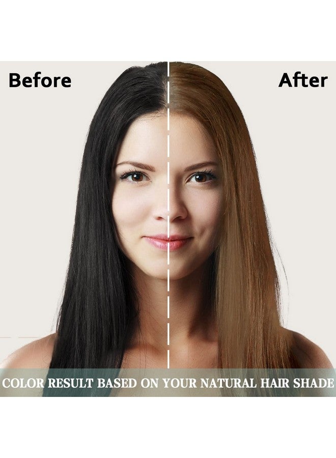 Instant Light Brown Hair Dye Shampoo 3 In 1 Herbal Hair Color Shampoo For Women Men 17.60 Fl Oz Color Shampoo Hair Dye Lasting Brown Hair Shampoo Brown Hair Dye Shampoo (Light Brown)