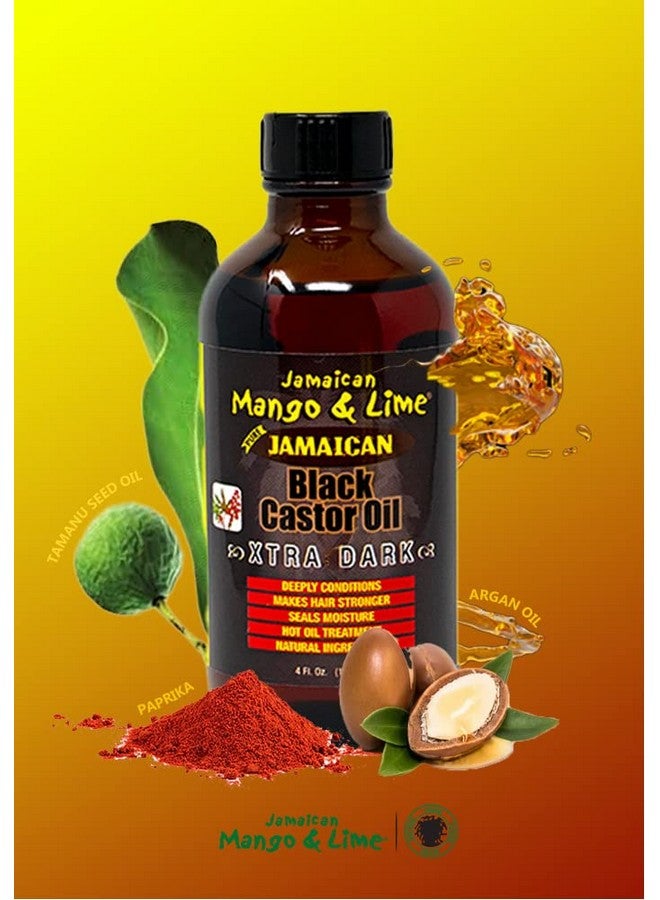 Black Castor Oil Xtra Dark 4 Oz