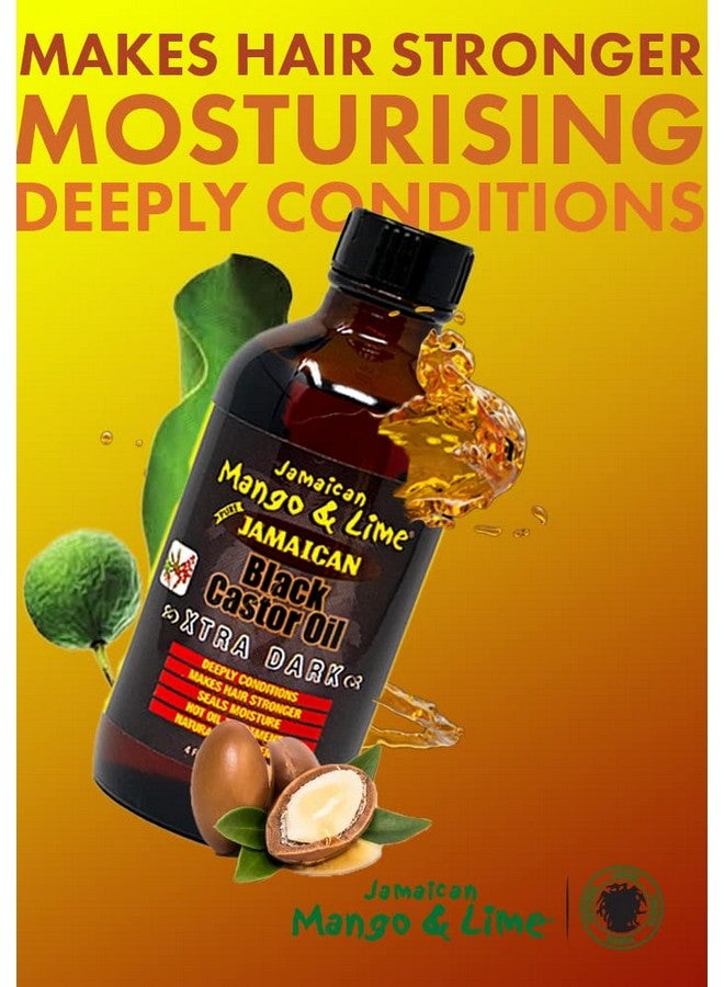 Black Castor Oil Xtra Dark 4 Oz