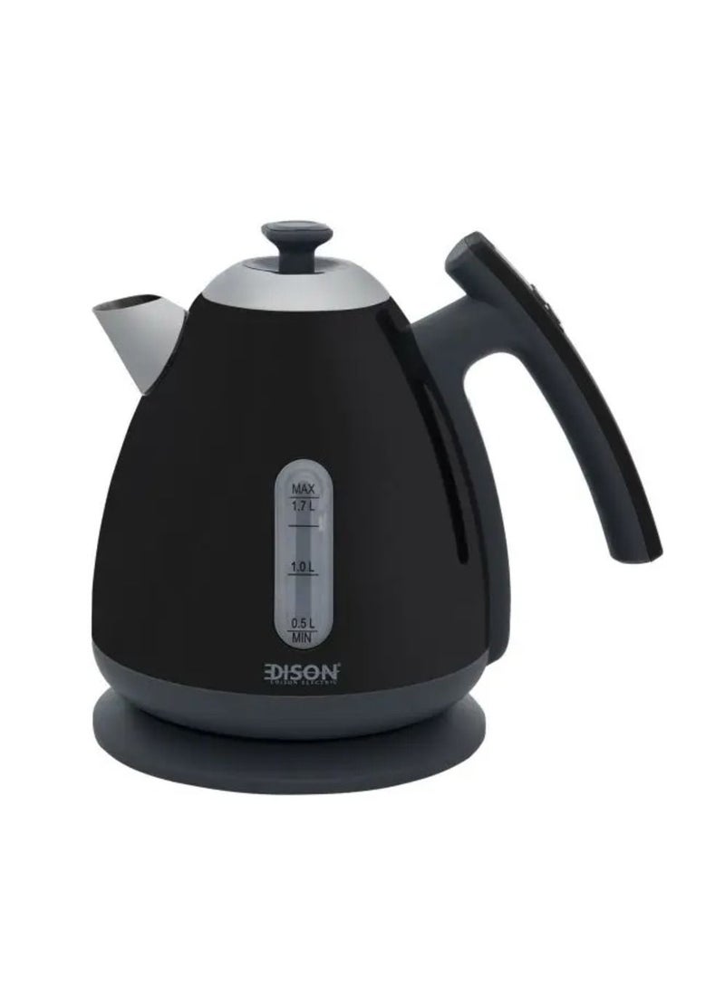 Edison digital kettle black 2200W 1.7L