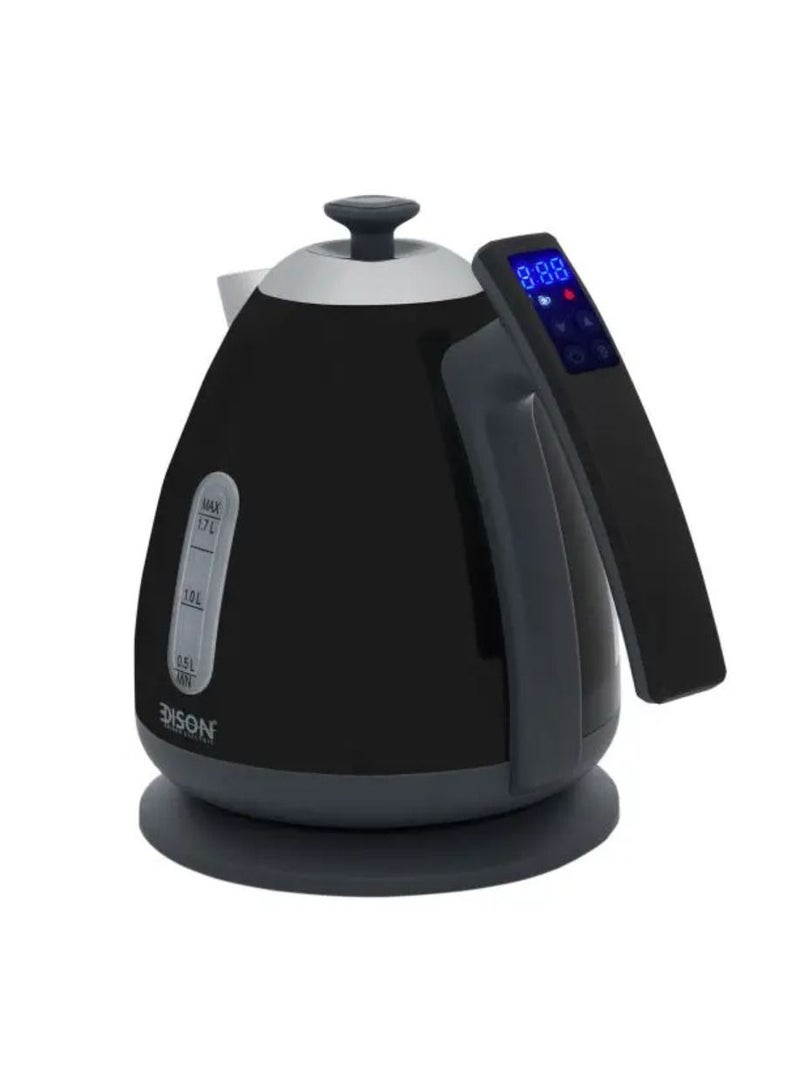 Edison digital kettle black 2200W 1.7L