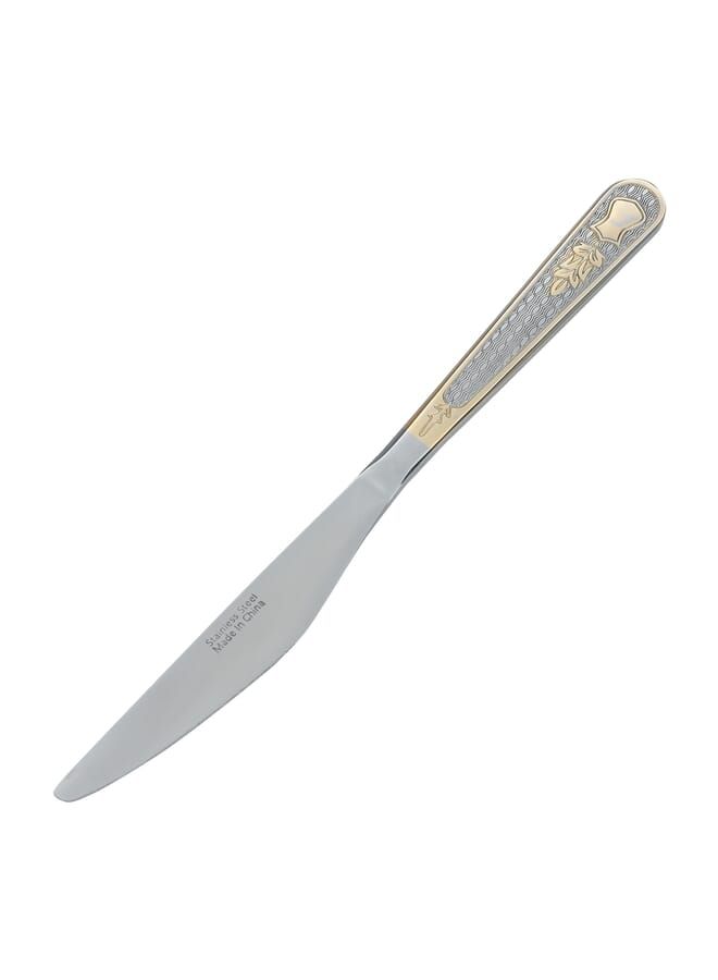 A Bag Of Silver And Gold Steel Spoons 24 Pieces