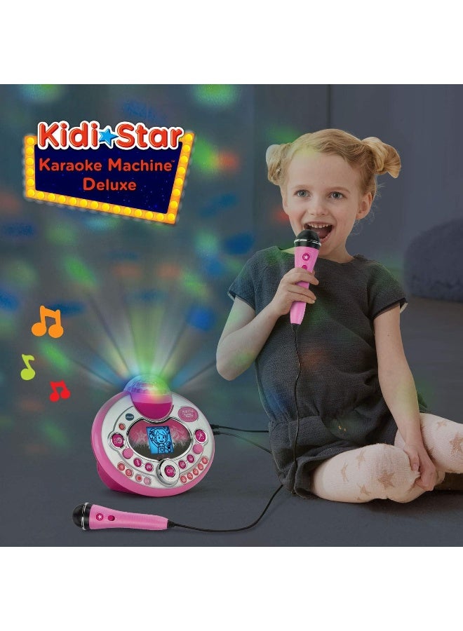 VTech Kidi Star Karaoke System 2 Mics with Mic Stand & AC Adapter, Pink