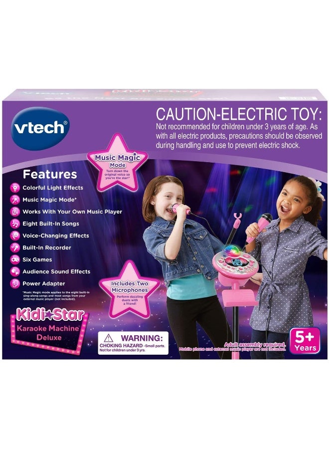 VTech Kidi Star Karaoke System 2 Mics with Mic Stand & AC Adapter, Pink