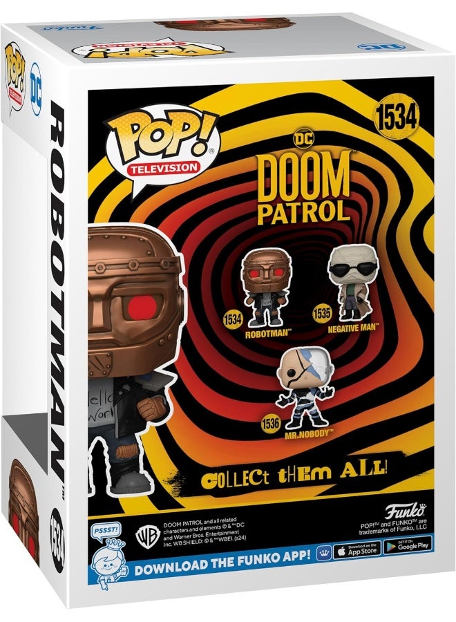 Funko POP! TV: Doom Patrol - Robotman - Vinyl Collectible Figure