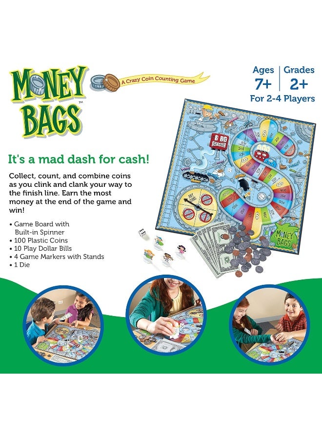 Learning Resources Money Bags Coin Value Game