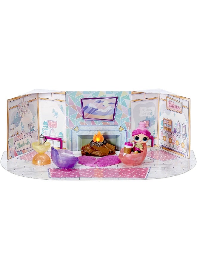 L.O.L. Surprise! Winter Chill Hangout Spaces Furniture Playset With Cozy Babe Doll