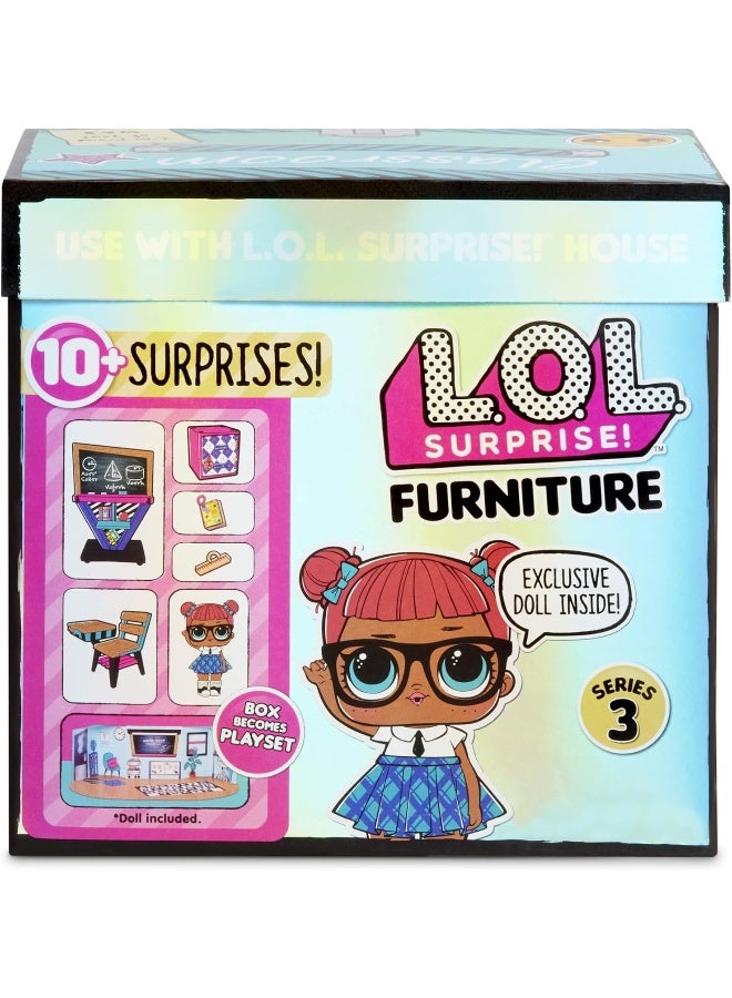 LOL Surprise Collectable Dolls for Girls - With 10 Surprises and Accessories - Teacher's Pet - Furniture Series 3