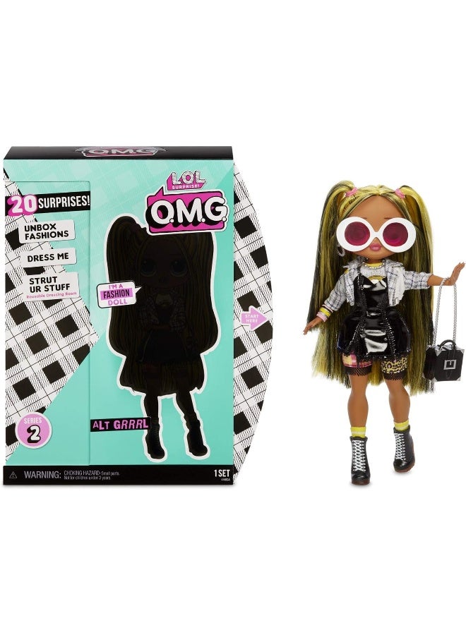 L.O.L. Surprise! O.M.G. Alt Grrrl Fashion Doll with 20 Surprises