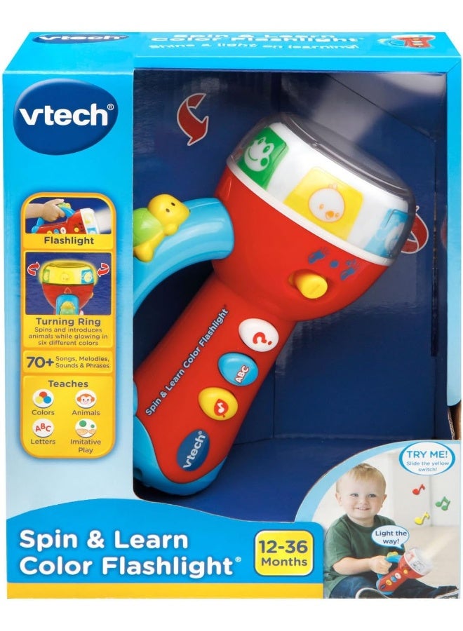 Vtech Spin & Learn Color Flashlight, Red