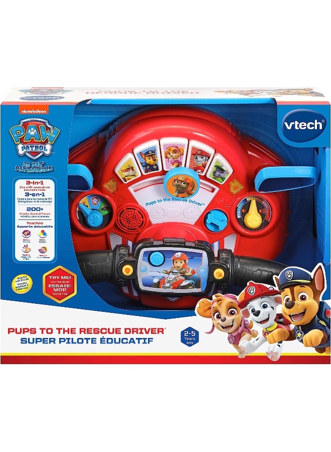 VTech Paw Patrol Pups to the Rescue Driver Light, Sound and Music Toy