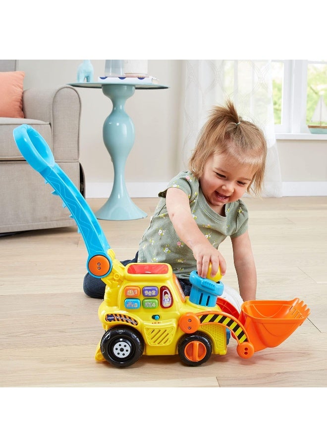 VTech Pop-a-Balls Push & Pop Bulldozer, Yellow