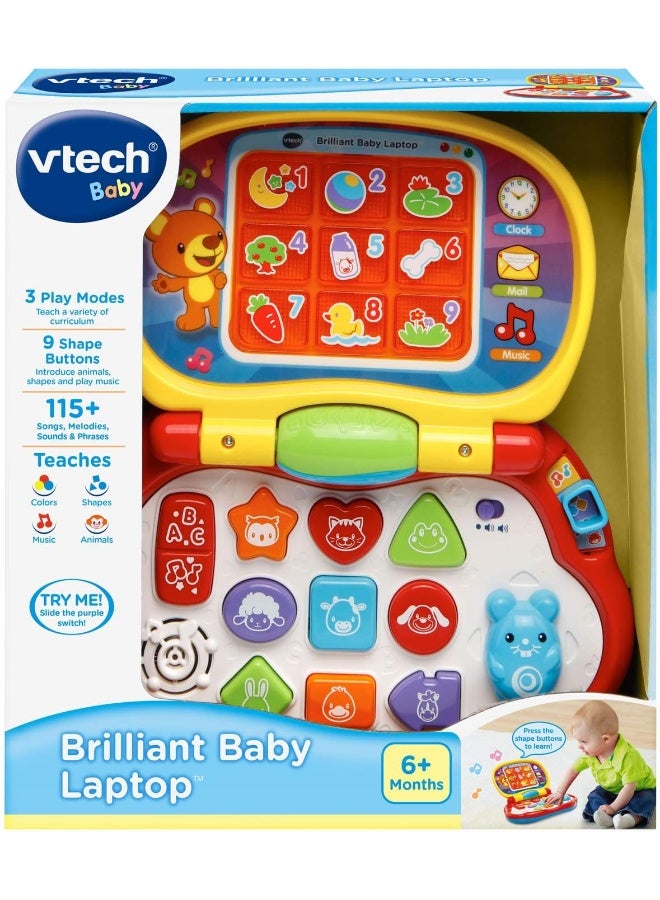 VTech Brilliant Baby Laptop, Red