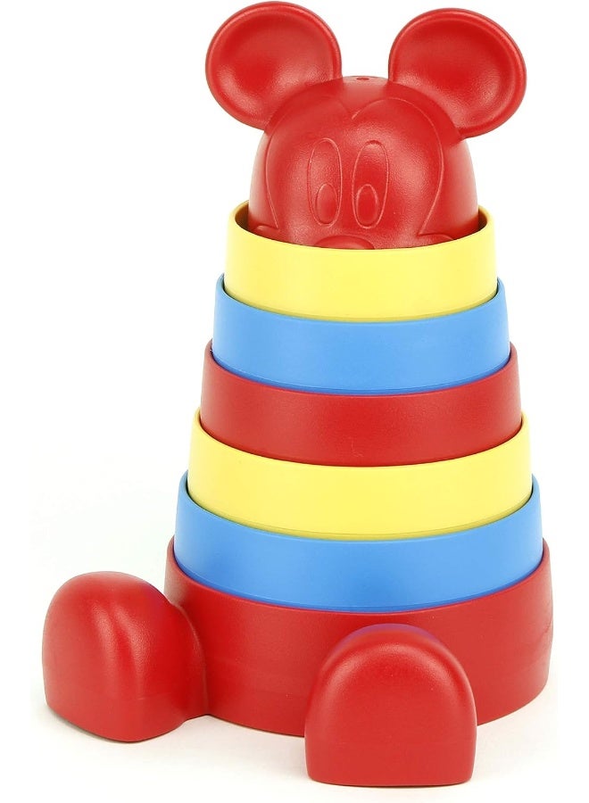 Green Toys Disney Baby Exclusive - Mickey Mouse Stacker, Red