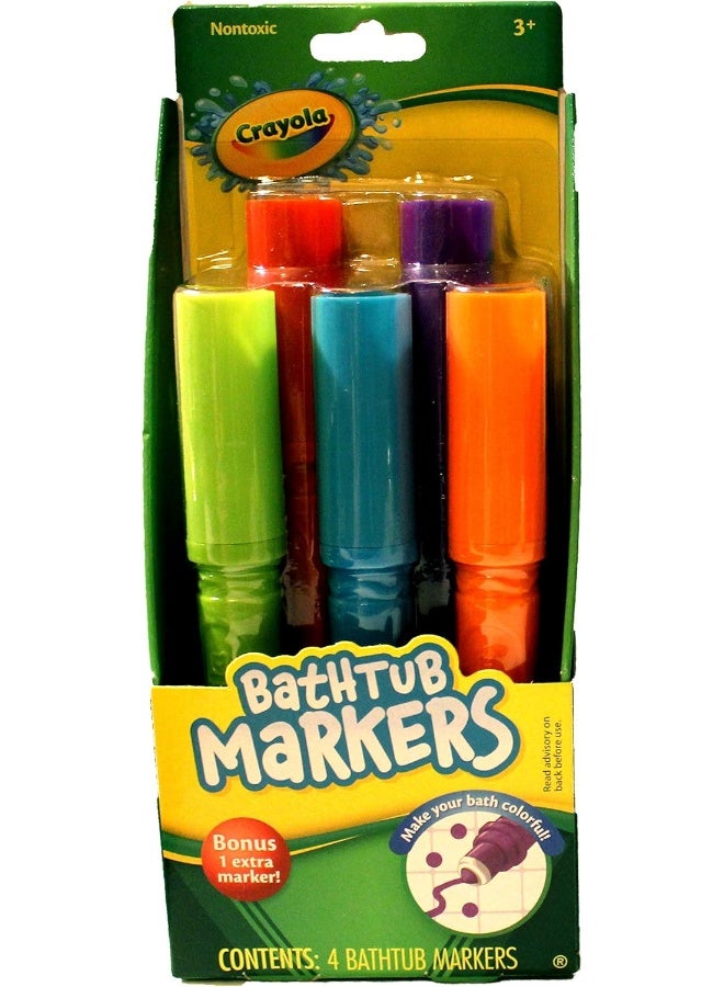 Crayola Bath Time Fun Bundle Including Bathtub Markers, Bathtub Crayons and Bath Squirters