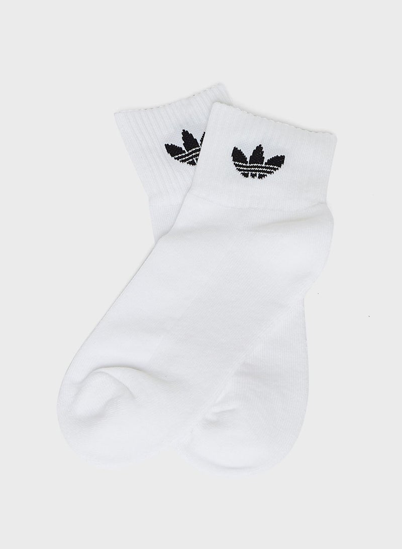 3 Pack Mid Crew Socks