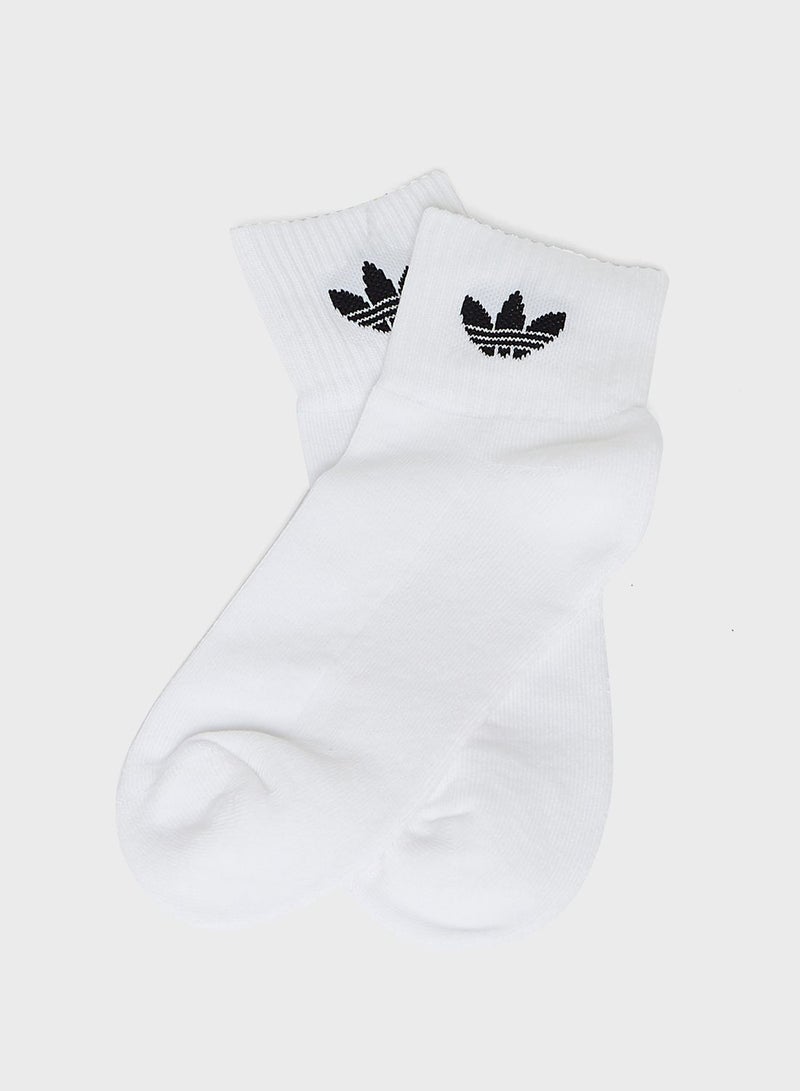 3 Pack Mid Crew Socks