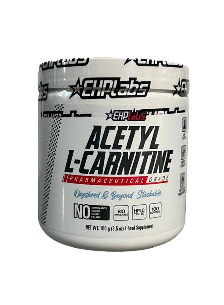 Acetyl L-Carnitine Unflavored 100 Servings 100g