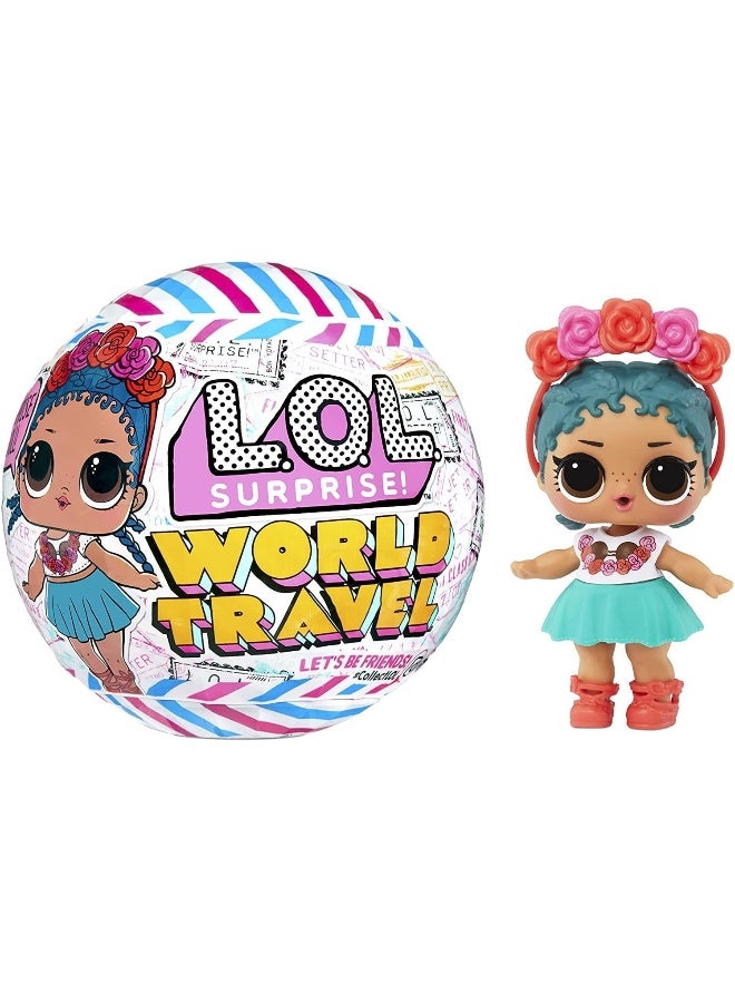 L.O.L. Surprise Omg World Travel Tots, Trendy Doll With 8 Surprises To Unbox Including A Secret Message, Fashions, Accessories, & More In Pdq, Multicolor