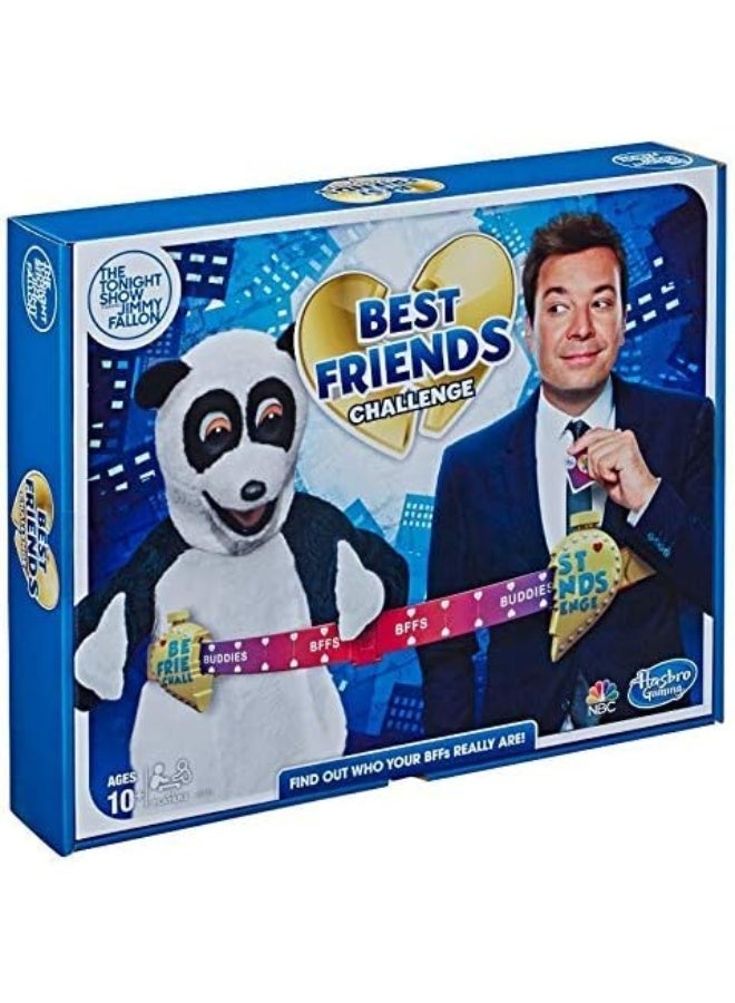 Hasbro Gaming The Tonight Show Starring Jimmy Fallon Best Friends Challenge Party Game for Teens & Adults