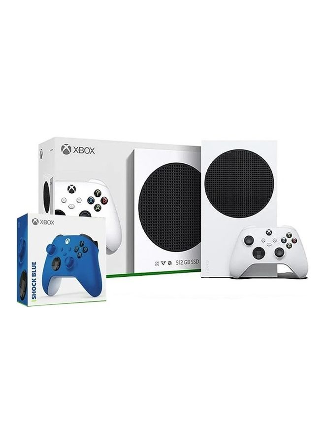 Xbox Series S 512 GB Digital Console With Extra Wireless Controller Blue