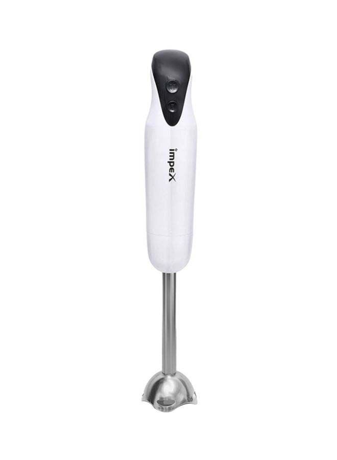 Hand Blender Mixer 300W| 2 Speed Control | Stainless Steel Rod & Blade | Overheat Protection | 2-Year Warranty | Efficient & Durable Handheld Blender for Smoothies, Soups, Sauces & More HB 3201 White