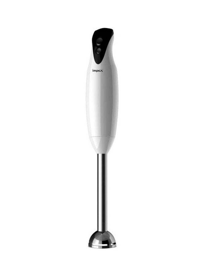 Hand Blender Mixer 300W| 2 Speed Control | Stainless Steel Rod & Blade | Overheat Protection | 2-Year Warranty | Efficient & Durable Handheld Blender for Smoothies, Soups, Sauces & More HB 3201 White